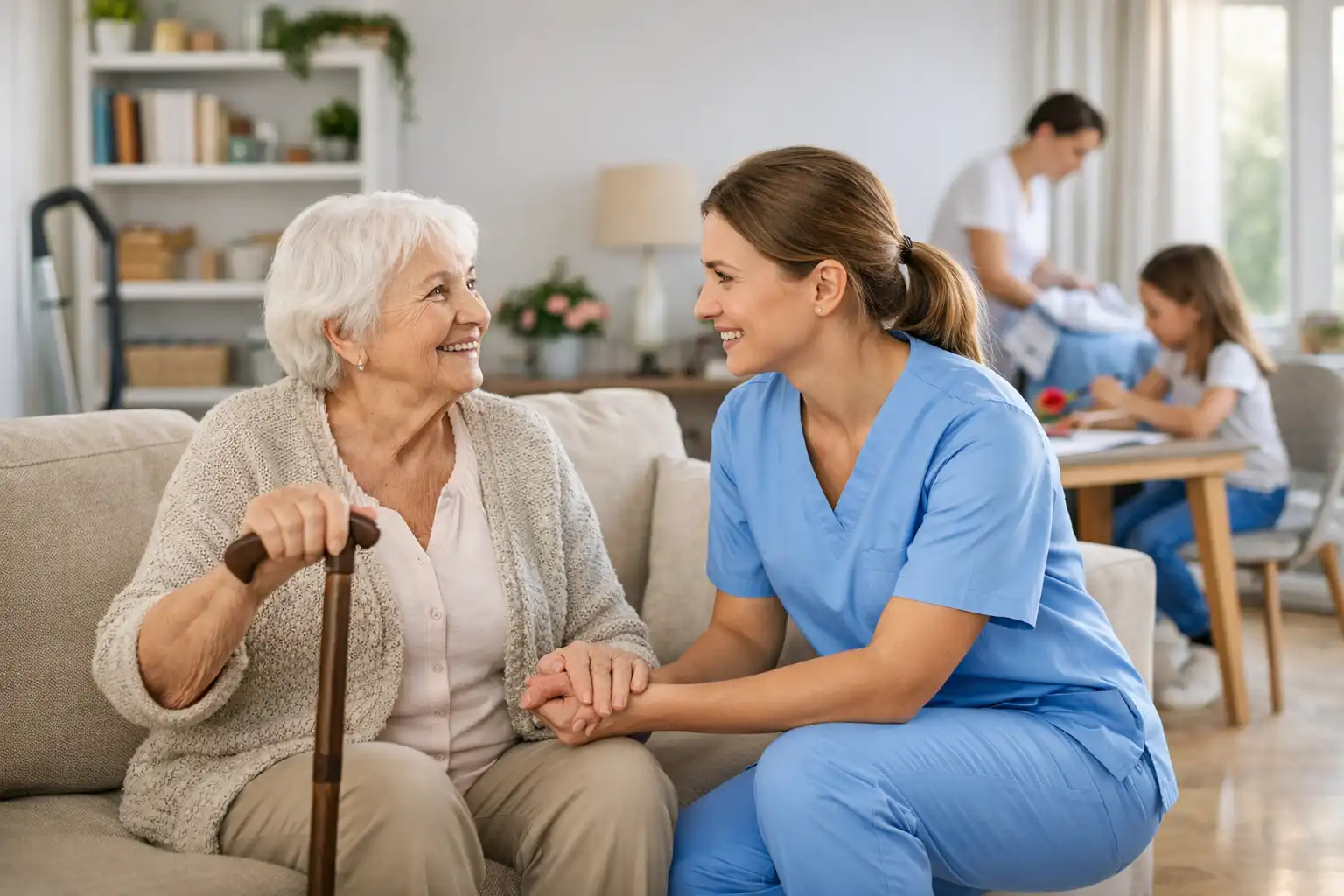 Création entreprise services à la personne – aide à domicile auprès d’une personne âgée